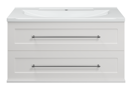 Тумба под раковину Misty Марта П-Мрт09100-011Пр 99х41х52 подвесная - фото 2