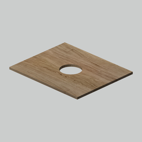 Столешница Am.Pm Func M8FST0600OF 60х50 накладная цвет темное дерево