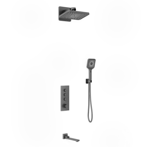 Душевая система Vincea VSFW-433TI4GM встраиваемая в стену с термостатом - фото 2