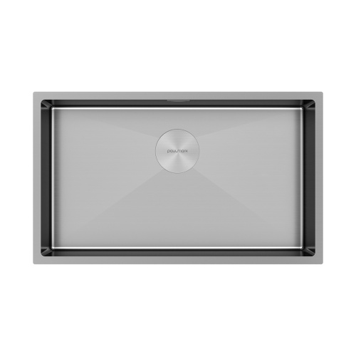 Кухонная мойка Paulmark NEXT 74 UNI PM217444-BS 74х44 цвет брашированная нержавеющая сталь поверхность матовая
