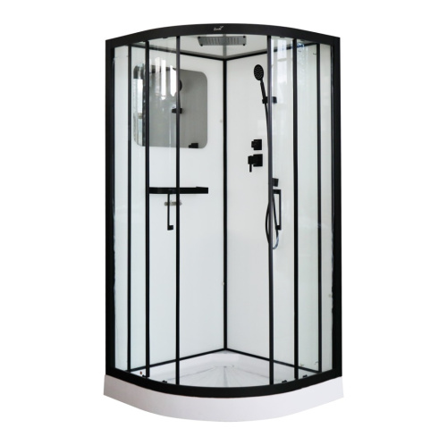 Душевая кабина Cerutti SPA VIVA101B 100х100 четверть круга с крышей ориентация универсальная