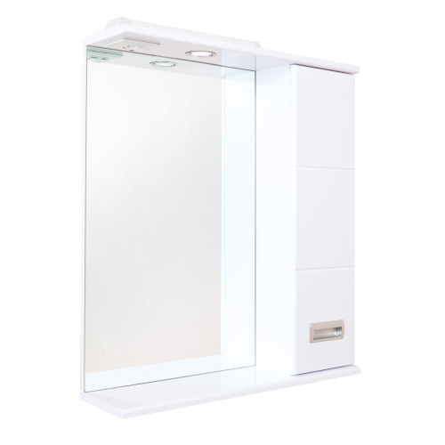 Зеркало-шкаф Onika Балтика 205816 58х16х71 подвесной цвет белый