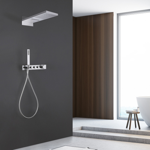 Душевая система ABBER AF8752 встраиваемая в стену с термостатом - фото 2