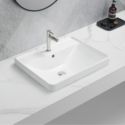 Тумба с раковиной Comforty Ангара 00-00021035CF 61х47х46 подвесная цвет дуб темно-коричневый - фото 3