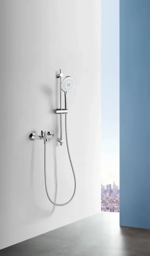 Смеситель для ванны Arrow AG3628CP-TZ настенный хром с душевым гарнитуром - фото 2