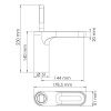 Смеситель Wasserkraft Kammel 1800 1803 на раковину хром