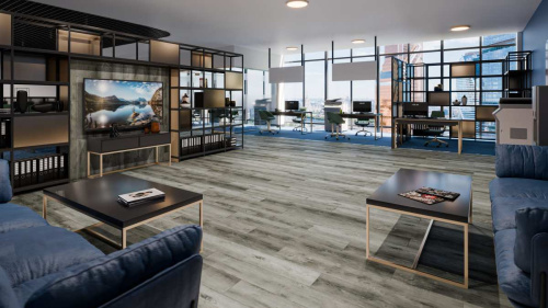 Кварцвиниловая плитка Damy Floor FAMILY LVT TCM369-28-LVT Дуб Рустикальный Cерый толщина 0.25 см 43 класс 1227х187 - фото 5