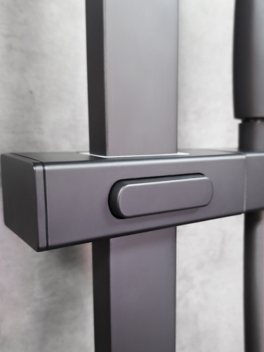 Душевой гарнитур AltroBagno Beni aggiuntivi AltroBagnoSS030301NeOp настенный черный матовый - фото 5