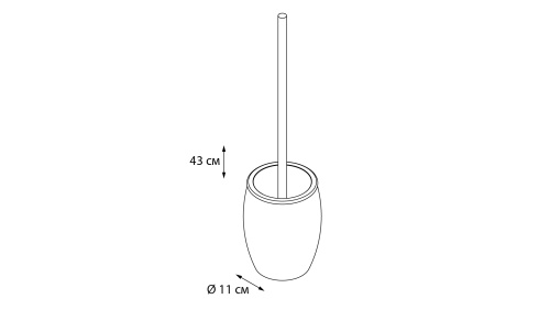 Ершик для унитаза Fixsen Deco FX-280-5 - фото 2