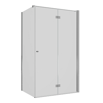 Душевой уголок Ambassador Diamond 12011107R 120х80 стекло прозрачное профиль хром глянцевый без поддона