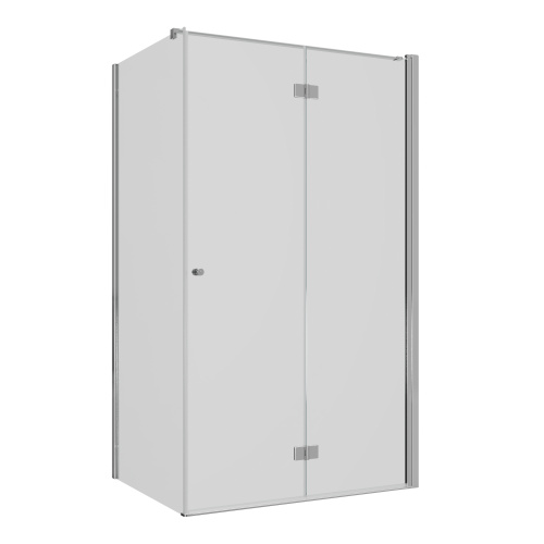 Душевой уголок Ambassador Diamond 12011108R 120х90 стекло прозрачное профиль хром глянцевый без поддона