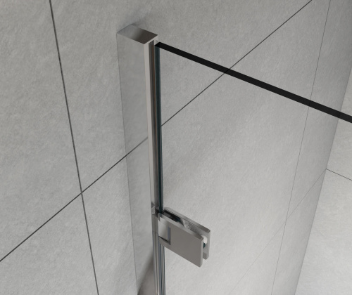 Душевая дверь Vincea Flex VDP-1F900CGB 90х200 стекло тонированное профиль черный - фото 2