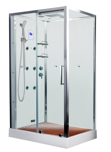 Душевая кабина Acquazzone Viktoria 120SL-R с паром 120х90 прямоугольная с крышей ориентация правая