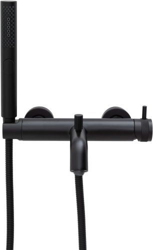 Смеситель для ванны с душем Allen Brau Priority 5.31D10-31 настенный черный - фото 3