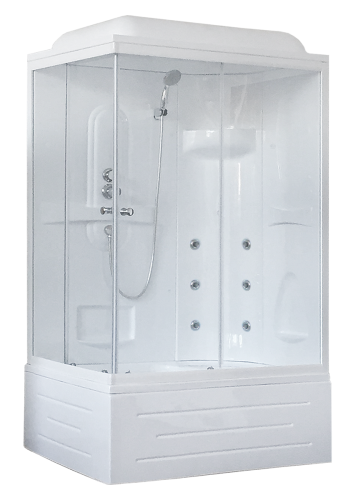 Душевая кабина Royal Bath BP RB8120BP2-T-R 120х80 прямоугольная с крышей ориентация правая