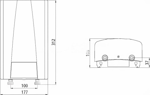 Водонагреватель электрический проточный 9 кВт Clage 2400-26439 - фото 5
