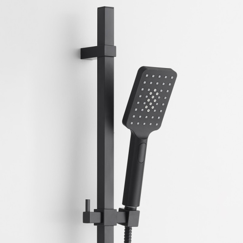 Душевой гарнитур Bond Cube B03-8788 настенный черный матовый - фото 2