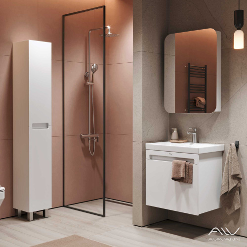 Зеркало-шкаф Alavann Cosmetic ALV0770001 60х15х80 подвесной цвет белый - фото 5