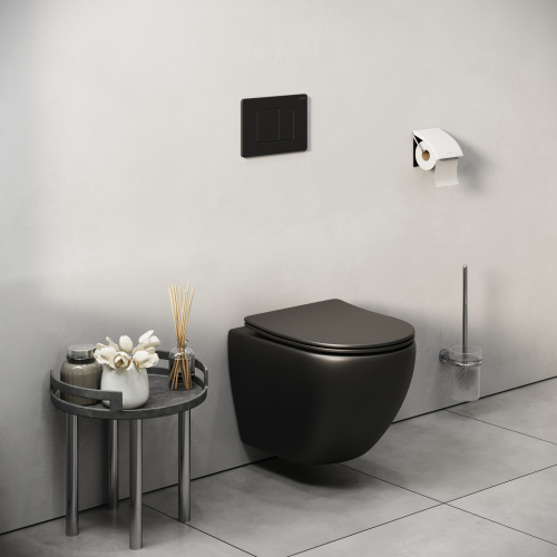 Клавиша смыва механическая Grossman Classic 700.K31.04.21M.21M цвет черный - фото 5