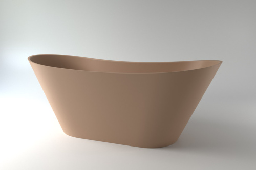 Ванна из искусственного камня Holbi AFINA 1.01.004.11.3 161х66 отдельностоящая овальная