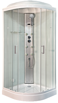 Душевая кабина Royal Bath HKST RB90HKST-WT 90х90 четверть круга с крышей ориентация универсальная