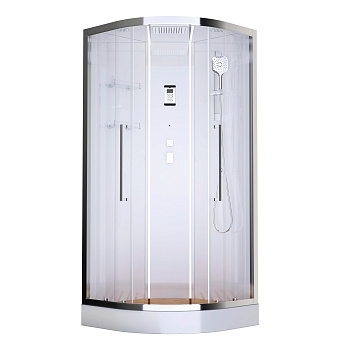 Душевая кабина Acquazzone Alexandra 90 90х90 четверть круга с крышей ориентация универсальная