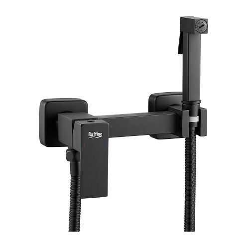 Гигиенический душ со смесителем Raffine F237H черный - фото 2