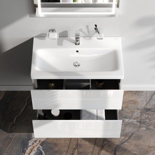 Тумба под раковину Am.Pm Gem M90FHX07522WG 75х42х58 подвесная цвет белый - фото 3