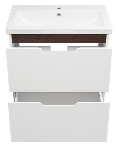 Тумба под раковину Misty Лайм Э-Лай01070-2Я 66х43х70 напольная - фото 3