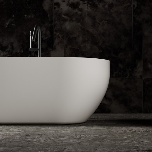 Ванна из искусственного камня Abber Stein AS9613-1.6 160х75 отдельностоящая овальная с ножками - фото 4