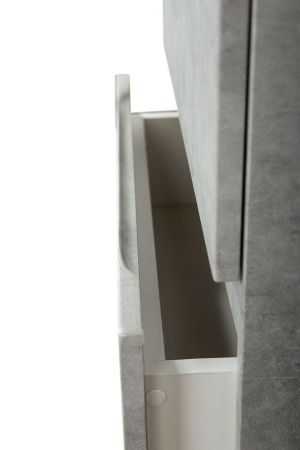 Шкаф-пенал Art&Max TECHNO AM-Techno-1600-AC-SO-LS935-L 40х160 подвесной цвет серый