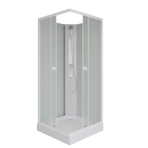Душевая кабина Niagara Promo P90/13Q/MT/BK 90х90 квадратная без крыши ориентация универсальная - фото 2