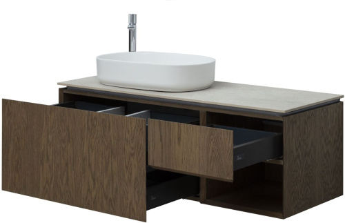 Тумба под раковину Allen Brau Infinity 1.21006.NO 119х46х41 подвесная цвет коричневый - фото 3