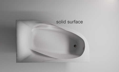 Ванна из искусственного камня Astra-Form Селена 01010081 170х100 угловая асимметричная с ножками - фото 3