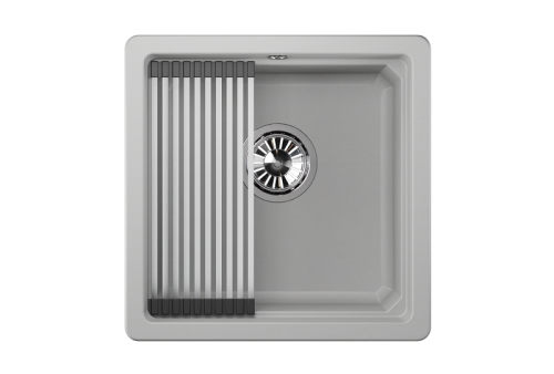 Кухонная мойка Granula Kitchen Space 4501U, АРКТИК 45х45 цвет арктик поверхность матовая - фото 2