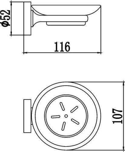 Мыльница Savol S-008759 - фото 3