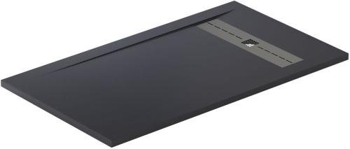 Душевой поддон Allen Brau Infinity 8.21005-AM 140х90 искусственный камень черный без каркаса - фото 2