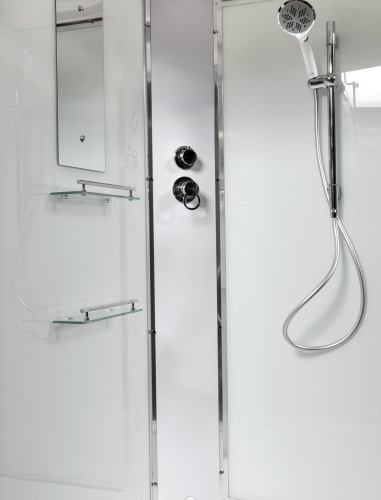 Душевая кабина AvaCan EM5011N 110х110 четверть круга без крыши ориентация универсальная - фото 5