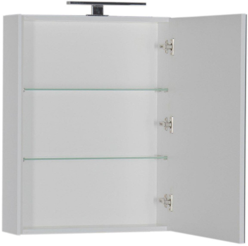 Зеркало-шкаф Aquanet Латина 00179942 60х17х75 подвесной цвет белый - фото 5