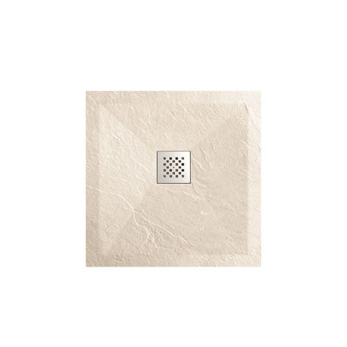 Душевой поддон Vincea H25 VST-4SR9090C 90х90 искусственный камень бежевый - фото 2