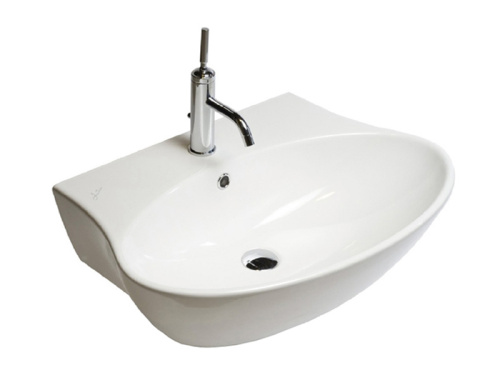 Раковина из санфаянса Hatria NIDO Y0R401 62х47 подвесная цвет белый 1 отверстие под смеситель