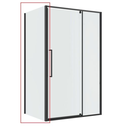 Боковая стенка Niagara Nova NG-A90GR-34 90х195 стекло прозрачное профиль графит - фото 2