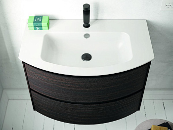 Тумба под раковину Berloni Bagno WARBS2CED4C 1442 60х48х55 подвесная цвет черный