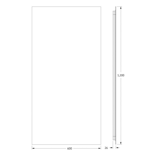 Зеркало в ванную Defesto GLOW DF 2518 60х120 - фото 2