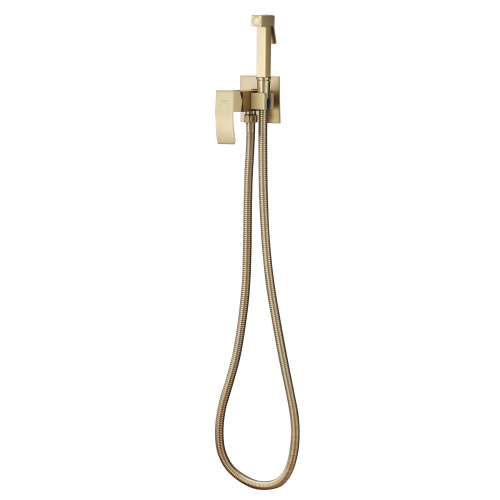 Гигиенический душ со смесителем ABBER Wasserfall AF8625G золото матовое - фото 2
