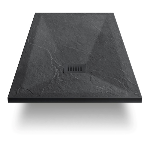 Душевой поддон Vincea H25 VST-4SR9011A 110х90 искусственный камень антрацит - фото 3