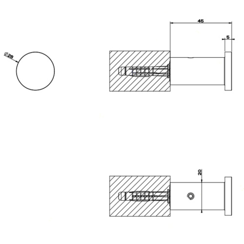 Крючок Gessi Gessi316 54821#239 - фото 2