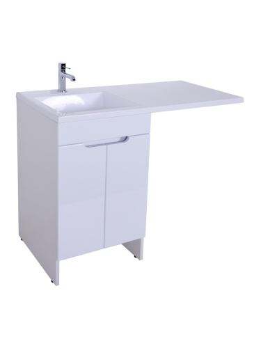 Тумба с раковиной Orange Kandy OPKD-120TUW+RAL 120х49х91 цвет белый - фото 4