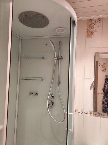 Душевая кабина Frank 418419 100х80 с крышей ориентация правая - фото 3