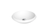 Раковина из сантехнического фарфора Creavit Minimal MN045-00CB00E-0000 50х50 накладная цвет белый без отверстий под смеситель